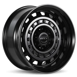 RTX Wheels – Crusader – Black – 18″x9″ 0mm – All weather Wheels – 083451